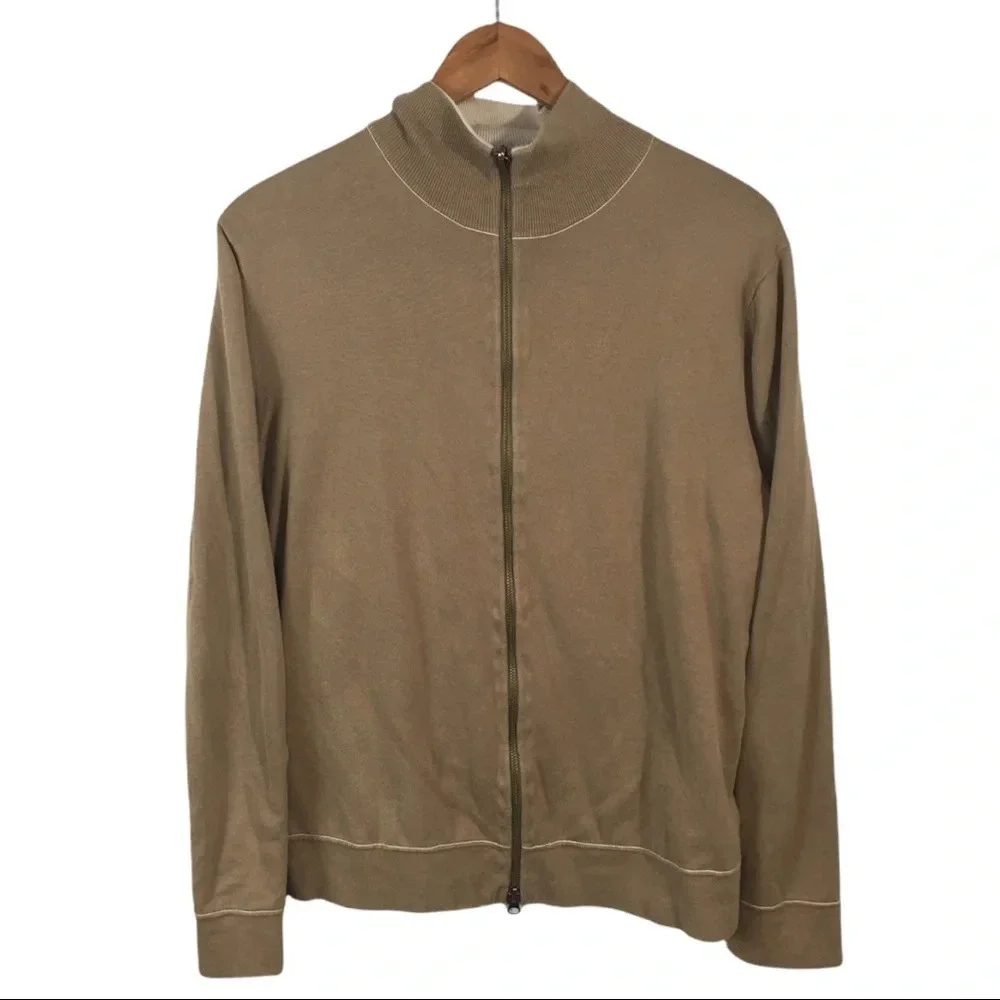 B6 Men’s Banana Republic Full Zip Mock Neck Jacket L